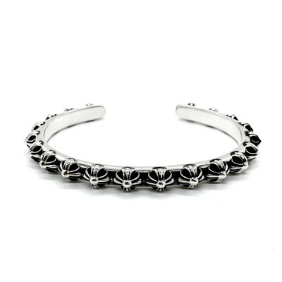 Chrome Hearts Full Cross Flower Bracelet