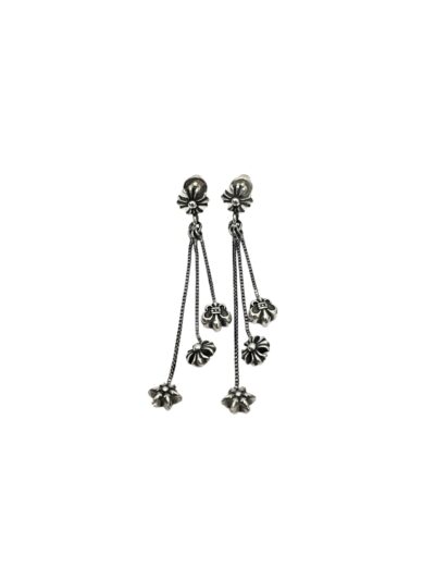 Chrome Hearts Cross Tassel Earrings