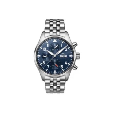 IWC Pilot’s Watch IW378004 – 43mm Blue Dial Stainless Steel Bracelet