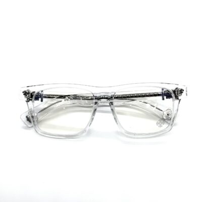 Chrome Hearts Scout Flower Clear Frame Glasses