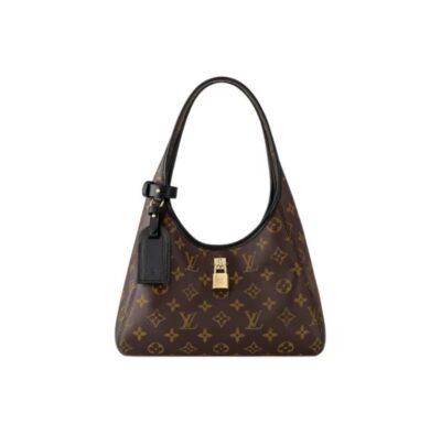 LOUIS VUITTON The Drop Monogram Canvas Hobo Bag