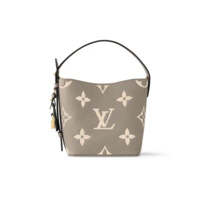 Louis Vuitton All In BB Monogram Empreinte Leather Bucket Bag – Elephant Grey