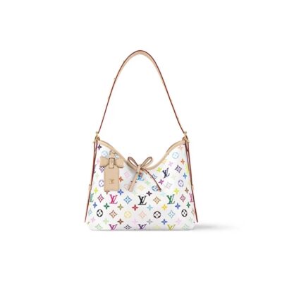 Louis Vuitton x Takashi Murakami CarryAll Small Tote White Multicolor