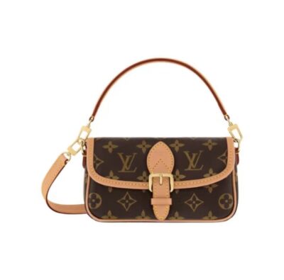 Louis Vuitton Nano Diane Monogram Canvas Baguette Bag – Brown