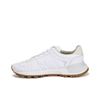 Maison Margiela Leather Retro Low-Top Sneakers Unisex Ivory
