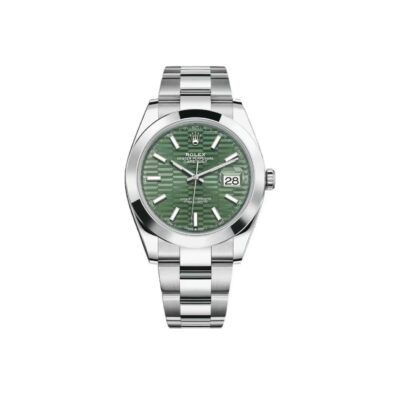 ROLEX Datejust 41 mm Green Dial Oystersteel Men’s Watch