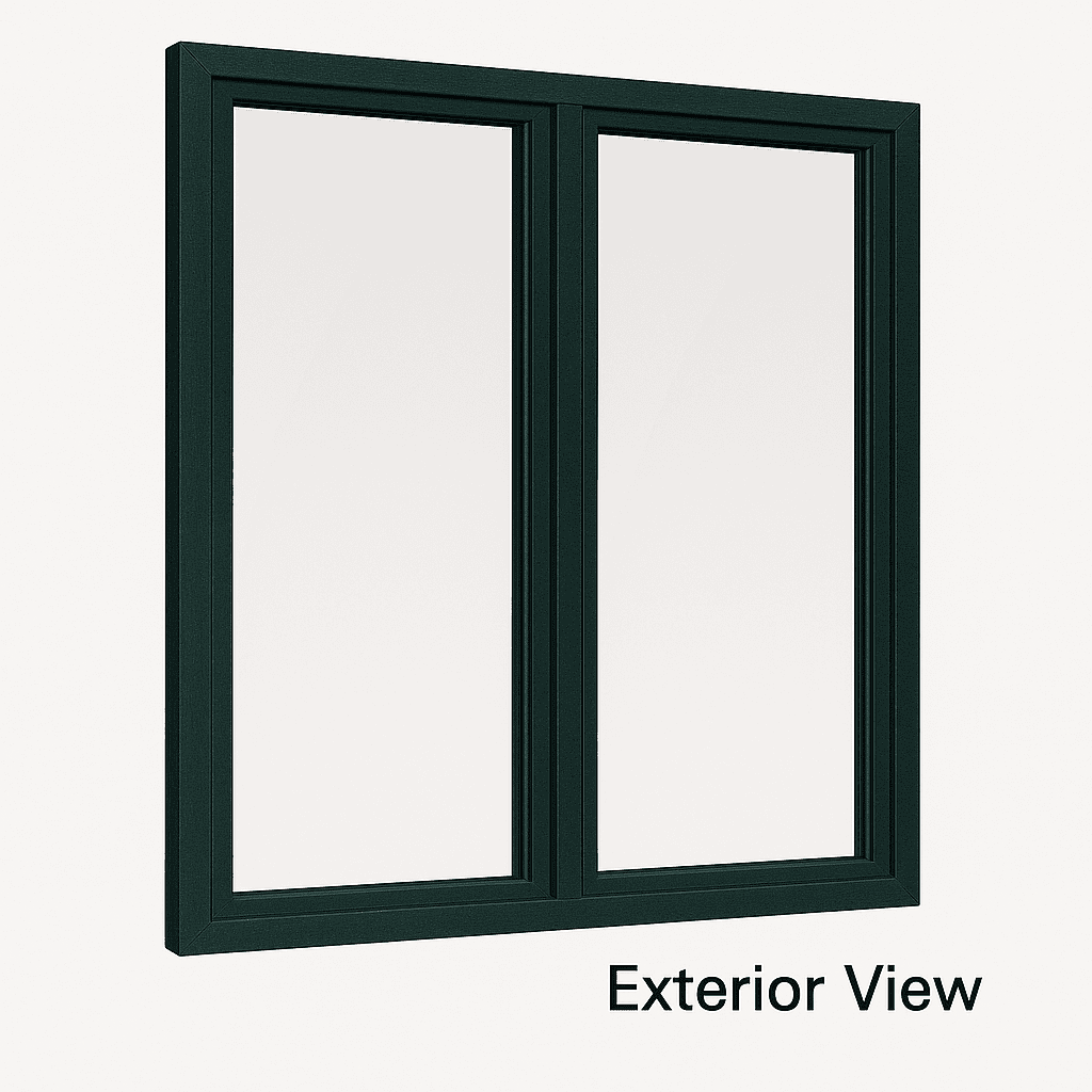 tilt and turn french door anthracite