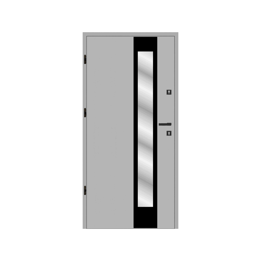 Steel Front Door Smooth S37R - Image 12