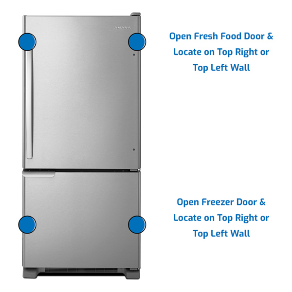 Amana refrigerator model