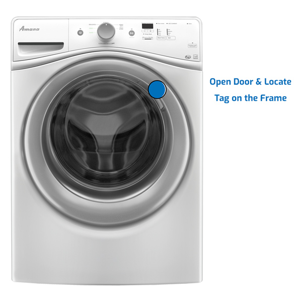 Amana front load washer model