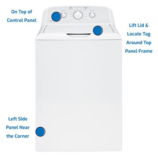 Hotpoint top load washer model