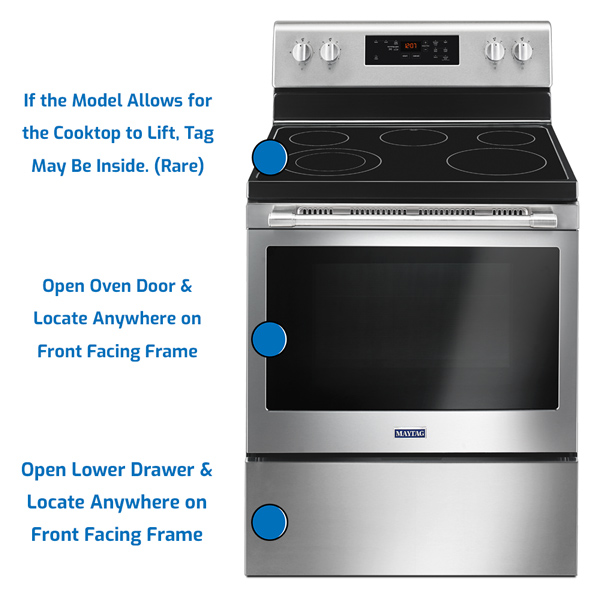 Maytag range model