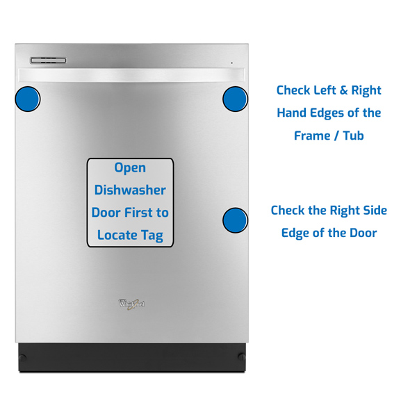 Whirlpool dishwasher model