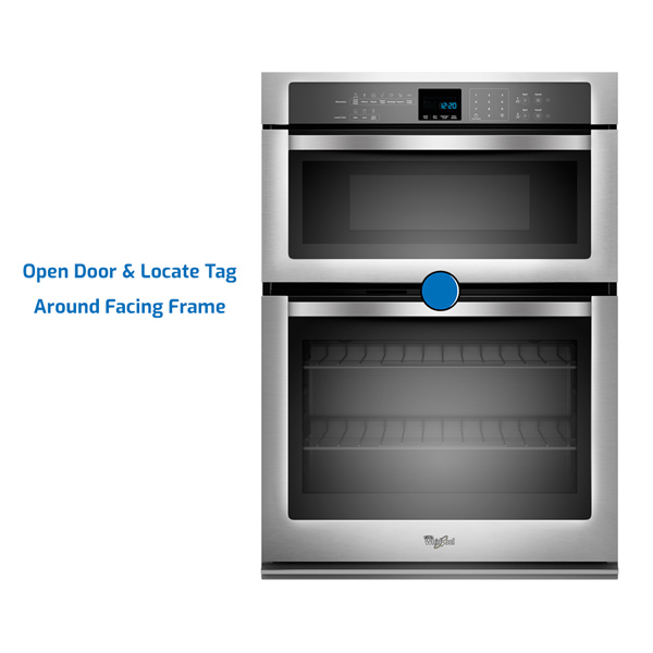 Whirlpool wall oven model