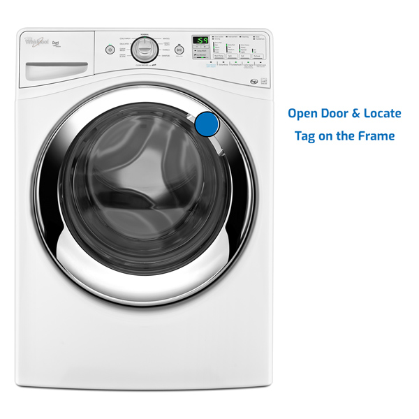 Whirlpool front load washer model