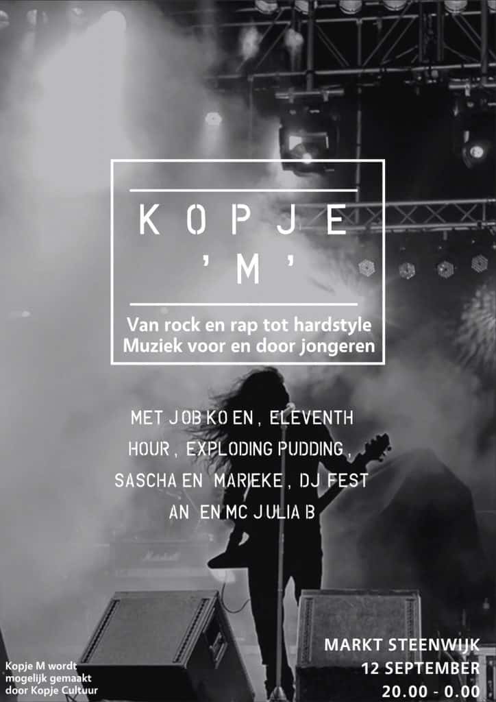 Uniek project voor en door jongeren tijdens Kopje Cultuur