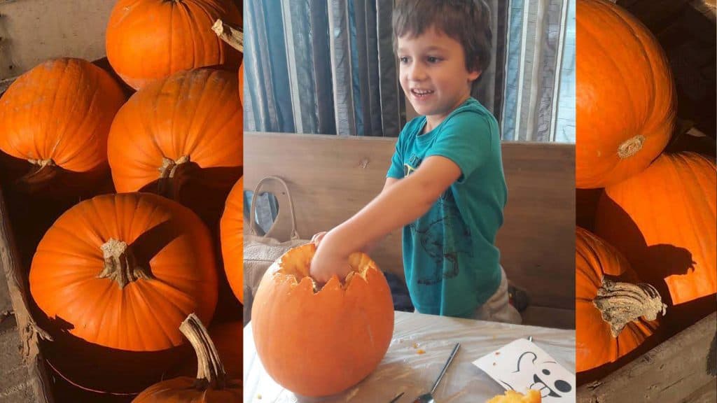 Halloween Pompoen Snijden bij De Strandhoeve