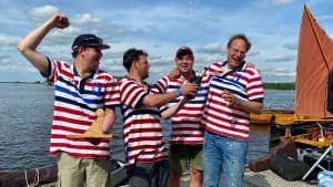 De winnaars van de race