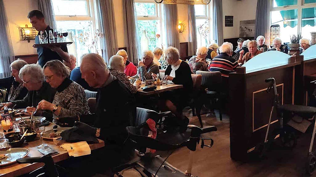 Nieuwjaarsbijeenkomst de Zonnebloem afdeling Giethoorn/Wanneperveen.