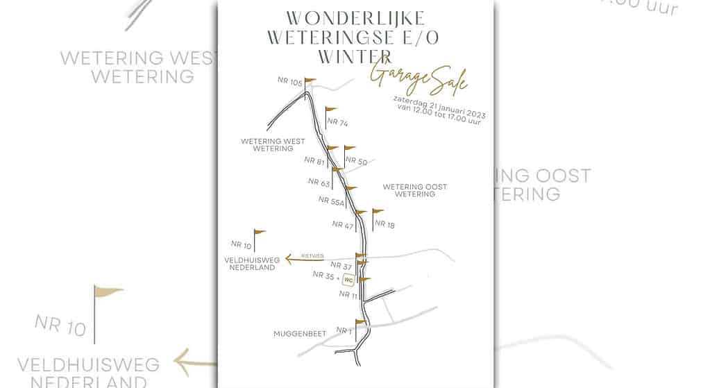 Eerste Wonderlijke Weteringse (e.o.) Wintergarage Sale