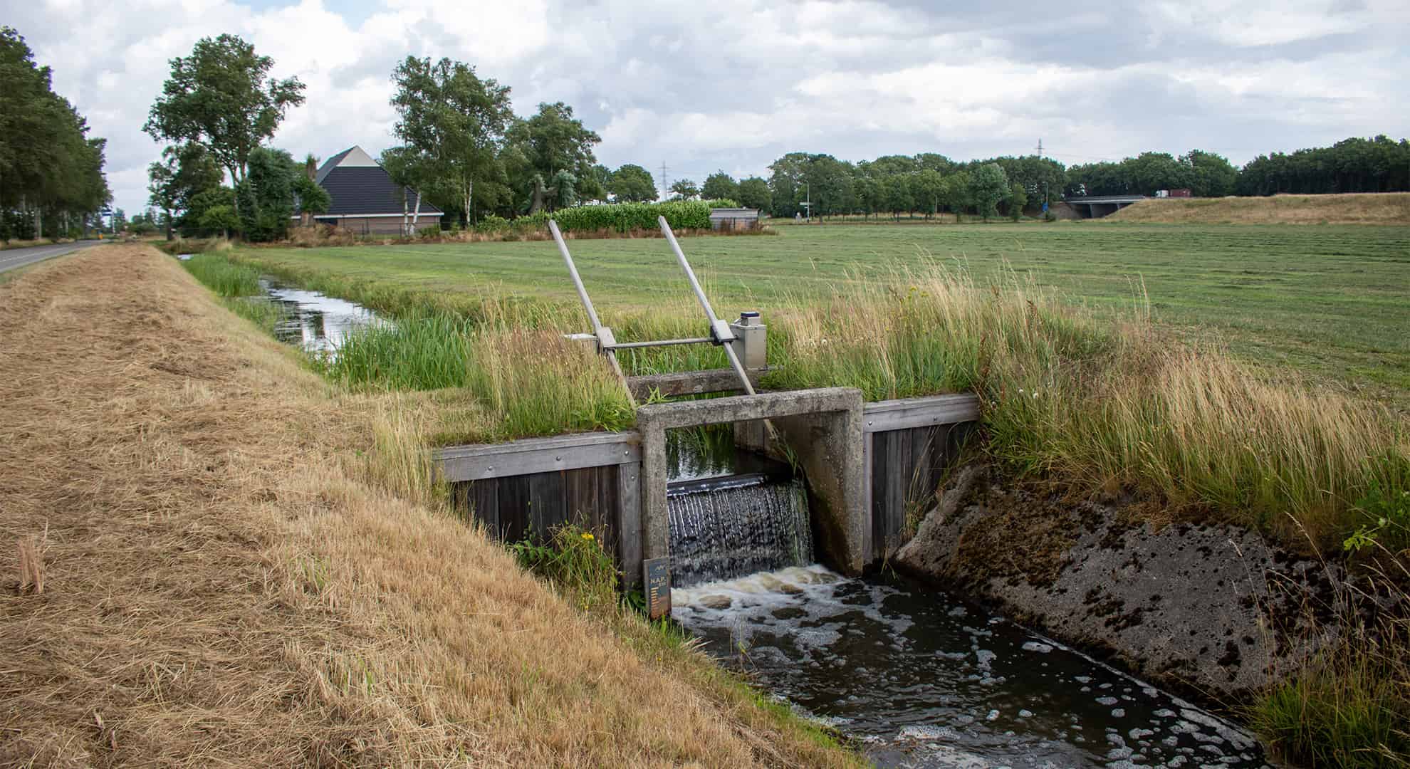 Opzetten waterpeil droogte - update 5 juli