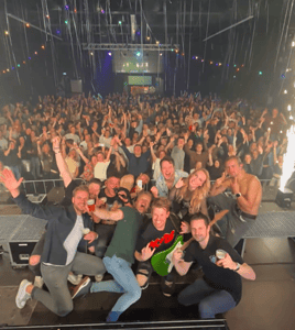 Royal Beat maakte er een uitzinnig feest van, foto gemaakt door Royal Beat