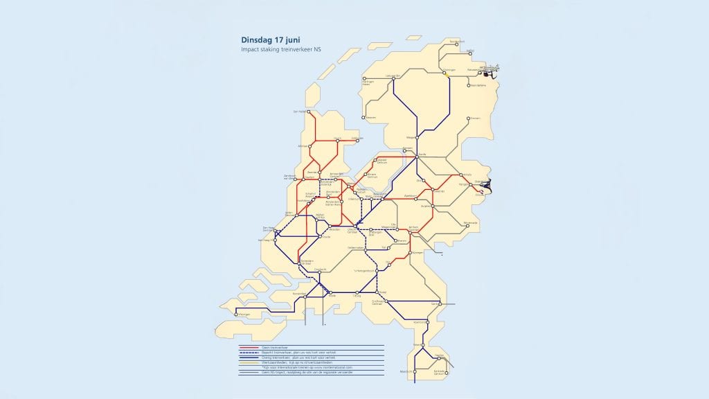 Staking NS: Welke treinen rijden wel?