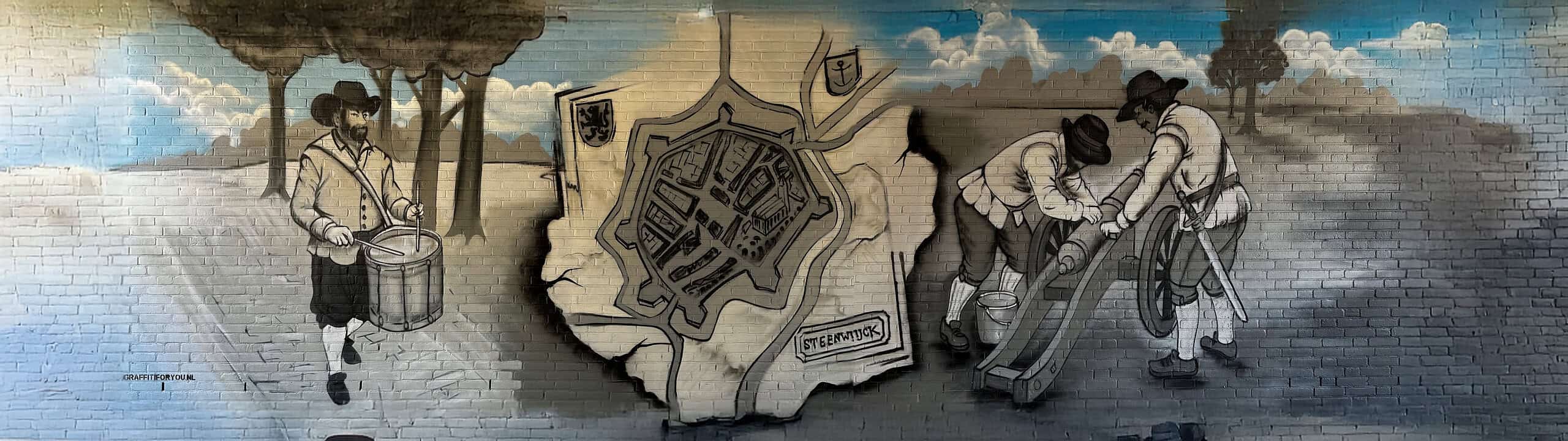 Muurschildering Weemstraat - foto Dirk Brans
