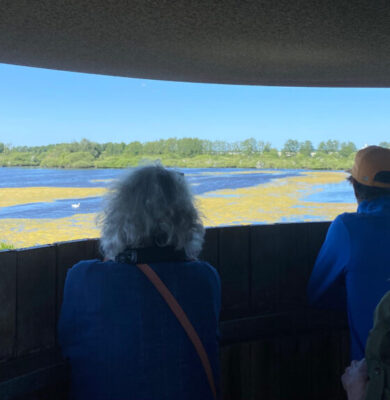 Onderdeel van de Charter was een bezoek aan het nationaal park - foto aangeleverd