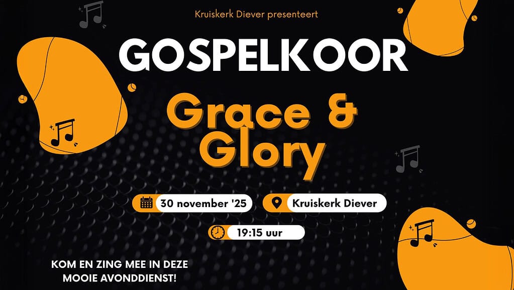 Grace & Glory Gospelkoor uit Zwolle komt naar Diever