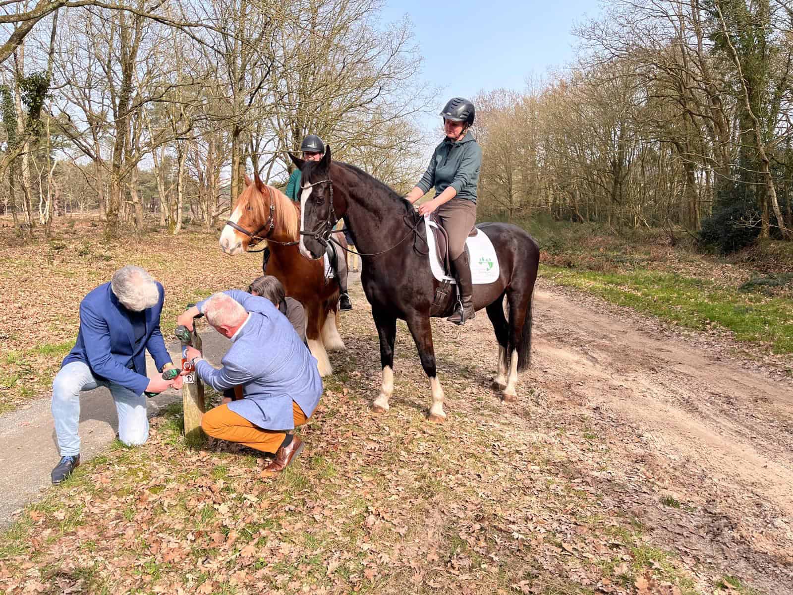 Opening ruiter en menroute Holtingerveld 6 maart 2026 - foto aangeleverd