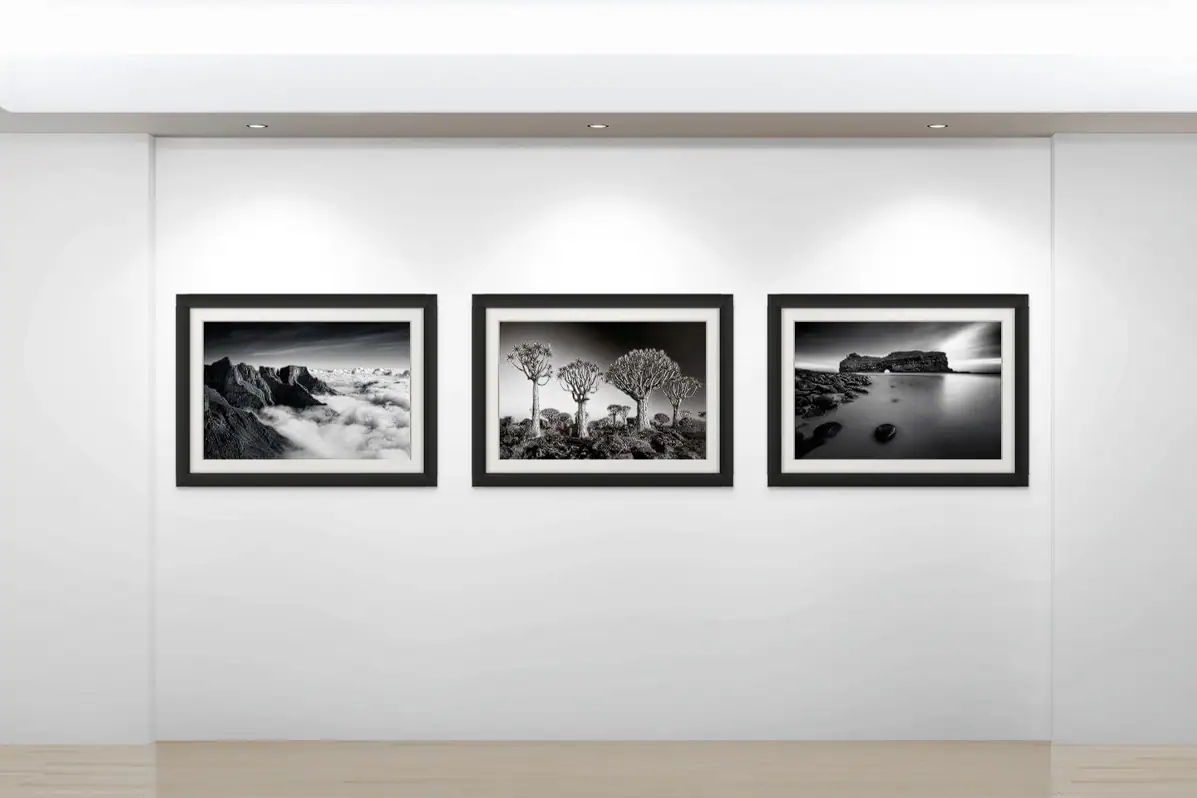 Fine Art Black-and-White Landscape Photography Gallery showcasing dramatic and timeless landscapes from Southern Africa. 