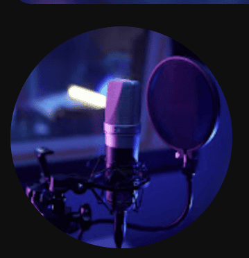 Professional podcast microphone setup for guest appearances and media features.