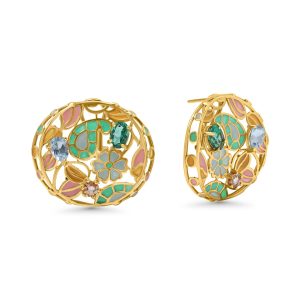 Candied Jewels Gold Earrings