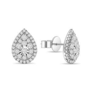 Illuminate Pear Natural Diamond Earring
