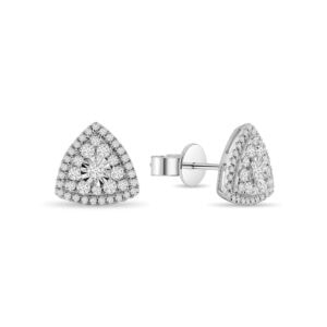Illuminate Trillion Natural Diamond Earring