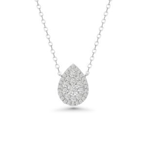 Illuminate Pear Natural Diamond Necklace