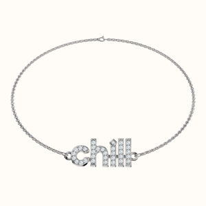 Say-It "Chill" Diamond Bracelet