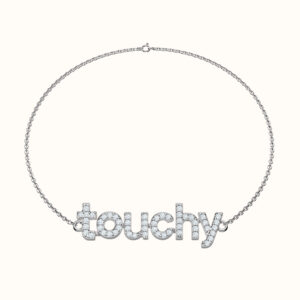 Say-It "Touchy" Diamond Bracelet