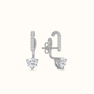 Pear Layer Jacket Earring