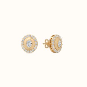 Vintage Frame Stud Earring