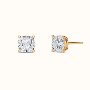 Cushion Diamond Studs