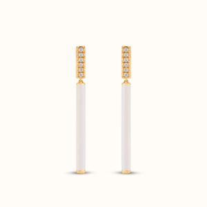Ivory Beam Earrings