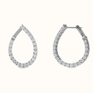 Teardrop Hoop Earrings