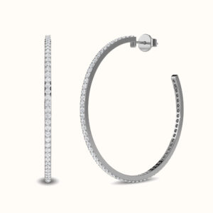 Eternity Hoop Earrings