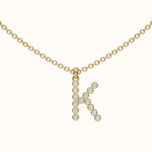 Kiss of Kindness - K Necklace
