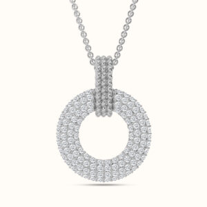 Diamond Circle Necklace
