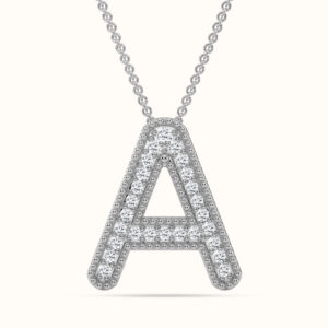 Diamond Initial Necklace