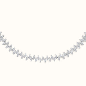 Pear Tennis Necklace