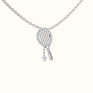 Tennis Racket Heart Necklace
